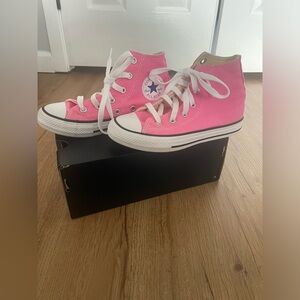 Converse Vibrant Pink High-Tops